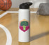 Kawaii Broccoli Vintage Vintage Insulated Water Bottle with Kawaii Broccoli Design