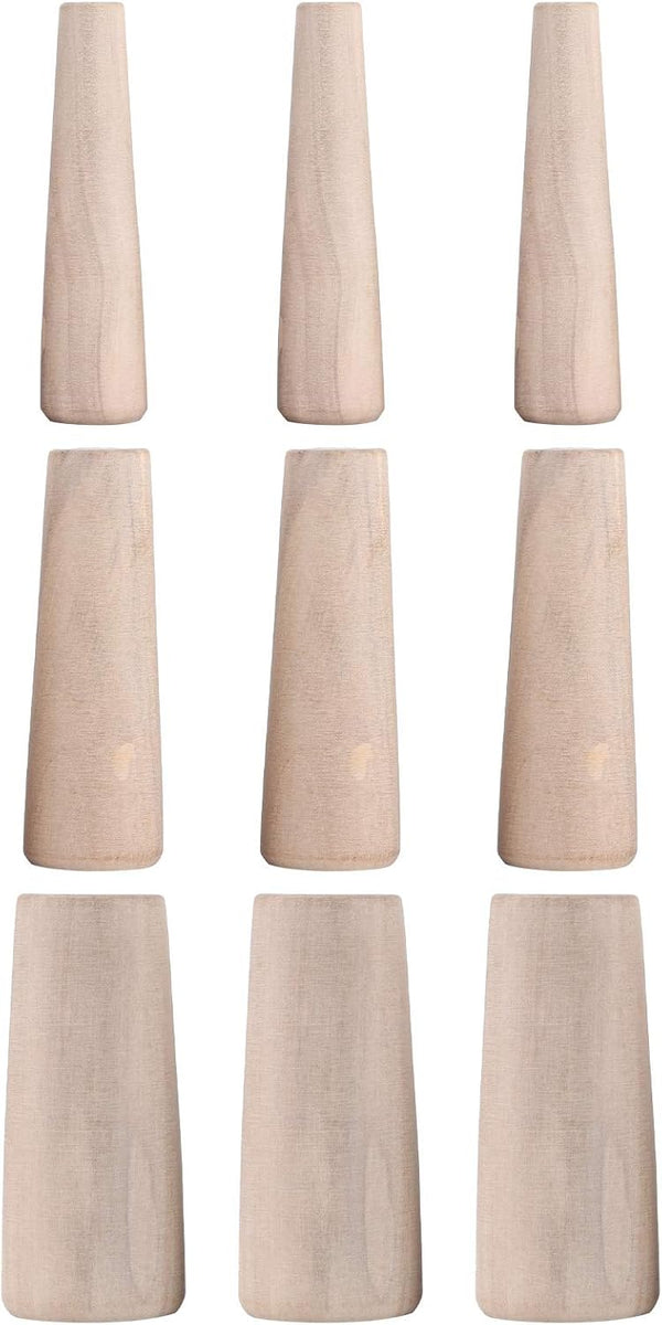 Wooden Plug, 9 Pcs Marine Emergency Safety Plug, Leak Stop Plug Accessory for Boat Yacht Fishing