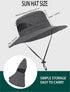 Men & Women Summer Sun Hat Beach Hat Wide Brim Outdoor Sun Protection Hat Packable Mesh Bucket Cap Safari Fishing Hat