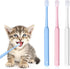 Yuanchu WJIAAA Small Cat Dog Toothbrush, 3 Pack 360 Degree Soft Silicone Pet
