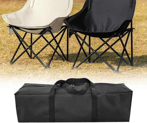 Almencla Folding Chair Storage Bag, Foldable Overnight Bag, Multi Tool Bag Camping Chair Replacement Bag for Camping