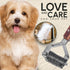 Flamia & Jabz Undercoat Rake for Dogs & Cats - Dematting Grooming Stripper Tool with 12 Blades