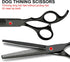 FAIGEO Set 5 in1) Professional Dog Grooming Scissors Stainless Steel Dog Grooming Kit - Thinning, Curved Scissors