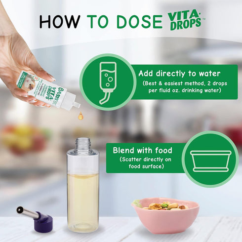 OASIS #80061 Guinea Pig Vita Drop, 2-Ounce Supplement