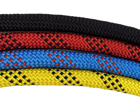 Nylon Strong Dog Training Rope Lead, Hiking Walking Leash with Soft Handle (Yellow, 15FT)