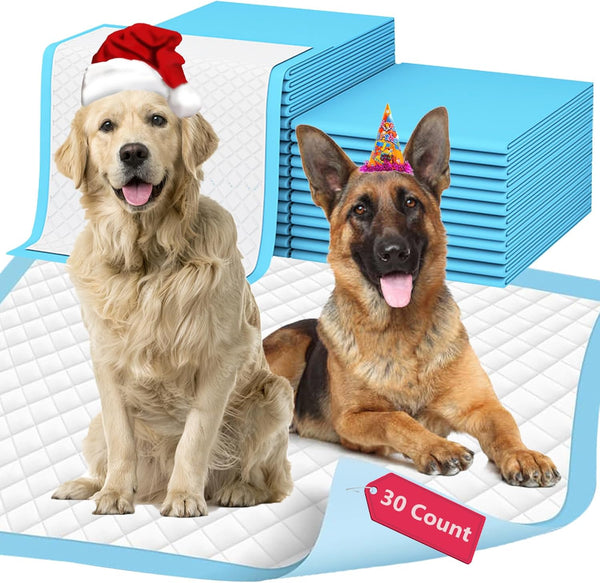 XXL Thicken Puppy Pee Pads for Dogs, 36"x32", 60 Count, Extra Large Leak-Proof & Super Absorbent Disposable Pads