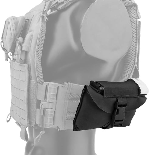 Tactical Molle Pouch Small IFAK Medical Pouches with Top Tourniquet Holder First Aid EDC Bag for Duty Belt and Vest