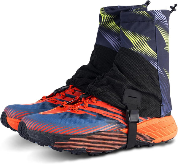 Pilipane Sandproof Waterproof Leg Trail Gaiters, Lightweight Breathable for Men Women Hiking, Camping, Hunting
