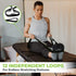 Gradient Fitness Stretching Strap for Physical Therapy, 12 Multi-Loop 1" W x 8' L, Neoprene Handles