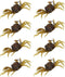 Artificial Crab Lures, 8Pcs Soft Bait with Hooks, Crab Bait 5.1in 1.2oz