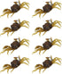 Artificial Crab Lures, 8Pcs Soft Bait with Hooks, Crab Bait 5.1in 1.2oz