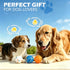 Cimolea (2.6") Dog Balls Tennis balls for Dogs, Interactive Dog Toys for Aggressive Chewers ,Indestructible Dog Toy