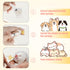4) Mini Pet Feeding Bottle and Syringes with Nipples for Small Cat Dog Animals (Model