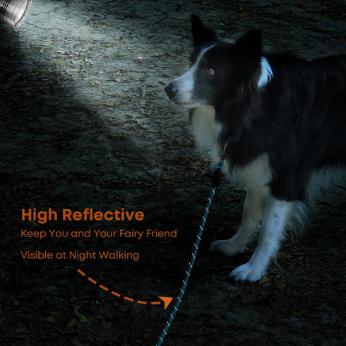 Long Reflective Dog Leash for Training 16FT/30FT/50FT/100FT, Heavy Duty Tie Out Rope for Dogs, Outdoor Use