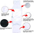 Teamoy 3 Pack Male Dog Diaper Wrap - Washable Puppy Belly Bands, Super-Absorbent, Comfortable, Black
