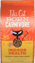 Tiki Cat Born Carnivore High Protein Dry Cat Food - Chicken and Turkey Meal Recipe, Grain-Free Baked Kibble, 3 lb. Bag