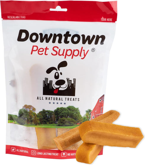 Downtown Pet Supply Yak Cheese Himalayan Dog Chews - Regular Yak Chews Rich in Nutrients for Small to Medium Dogs - 2 LB