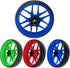 Bingche 25 5cm 10mm Golf Push Cart Wheel Replacement OD with Axle EVA Tread for Quiet Smooth Rolling On Grass and Wet