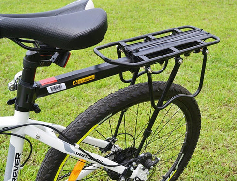 West Biking Adjustable Bike Cargo Rack - 110Lb Capacity, Cycling Equipment Stand, Reflective Logo