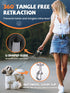 Douexio Upgrade Retractable Dog Leash with LED Flashlight for Small Medium Dogs Up to 66 lbs, Anti-Slip Handle