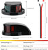 IP67 RVZONE Boat Navigation Lights, Navigation Lighting for Boats Led Waterproof Red and Green Marine LED Bow Lights