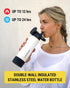 MFMS22 MagicMount 22 oz 12H 24H 22oz, Scosche Flask Stainless Steel Water Bottle with MagSafe Phone Mount Stand, Hot