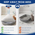 Vomktvcsr 60 Pack 2 37"x17.7"XL Jumbo Cat Litter Bags - Mil Thick Heavy Duty Leakproof Litter Box Liners, Size