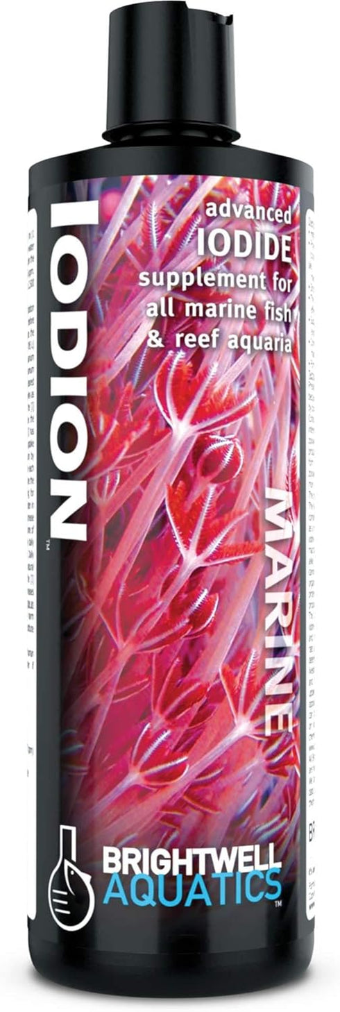 Brightwell Aquatics Iodion Liquid Salt Water Conditioner for Aquarium, 8.45 Ounce