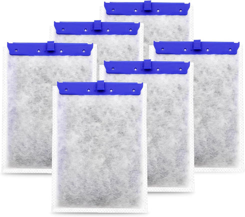 6 Pack Aquarium Filter Cartridge Compatible with Whisper Power Filters, Large Replacement Bio-Bag