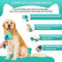 Self-Cleaning Slicker Brush for Dogs & Cats, Safe Painless Bristles, Grooming Set with Free Pet Comb + Nail Clippers