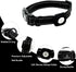 Lionheart Glory Airtag Dog Collar, Reflective Adjustable Durable Soft Collar for Medium Dogs, Pet Gift (Black)