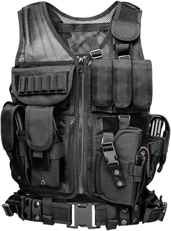 Training Tactical Airsoft Paintball Combat Swat Assault Army Shooting Outdoor Molle Police Vest