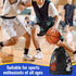 4 Set Jerify Pcs Sport Balls Official Size Athletic Balls Include Soccer, Football, Basketball, Volleyball for Indoor