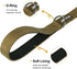 Handled No-Pull Dog Walking Leash, Long Traffic Leads for Medium to Large Dogs (Brown, 6FT) by OneTigris