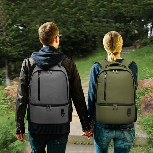 TUGUAN Insulated Cooler Backpack, 38/42 Cans Double Deck Leakproof Lightweight Soft Lunch Bag for Beach Picnic