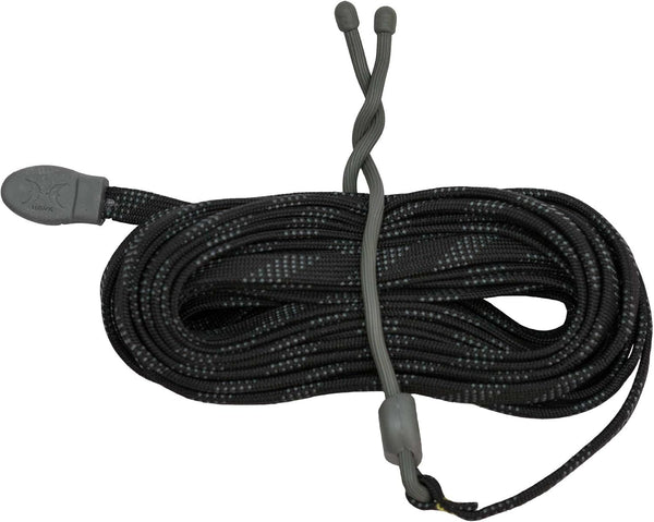 Hawk Twist-Tie Hoist Line - 25' Long Heavy-Duty Flat Cord Rope with 40 LBS Capacity
