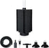 Large Sponge Filter 80-90 Gal with Air Stone and Bio Ceramic Media, Quiet Filter for Fry, Betta, Shrimp
