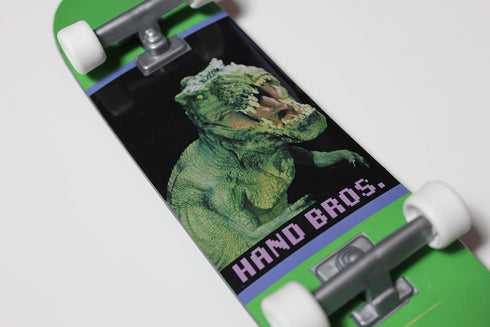HANDBROS 27cm Handboard Skateboard, 10.5 inch Tech Large Finger Board with Grip 'T REX'