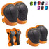 Knee Pads for Kids, Toddler Protective Gear Set, Elbow Pads and Knee Pads for Girls and Boys, 3 in 1, Orange M