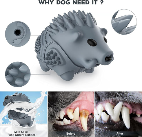Indestructible Dog Chew Toys for Large Dogs | Tough Durable Squeaky Interactive Toys, Teeth Chew Toy for Medium Large