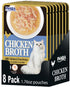 Inaba Chicken Broth, Shredded Chicken & Broth Side Dish/Topper for Cats, 1.76 Ounce Pouch, 8 Pouches