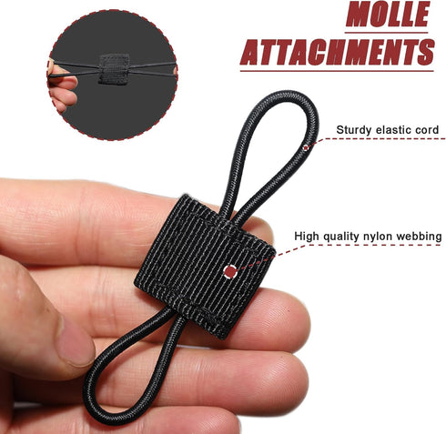 Tactical Gear Accessories Molle System Strap Clip for Backpack Vest Bags