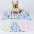 1 Pack 3 Blankets Super Soft Fluffy Cute Elephant Pattern Pet Blanket for Dog Puppy Cat (23x16 inch, Blue/Pink/Yellow)