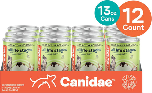 Canidae All Life Stages Premium Wet Dog Food, Chicken, Lamb and Fish Formula, 13 oz, Pack of 12