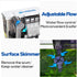 Aquarium Filter with Surface Skimmer, 15-30 Gallon Small Fish Tank Filter, Quiet & Efficient Waterfall Design