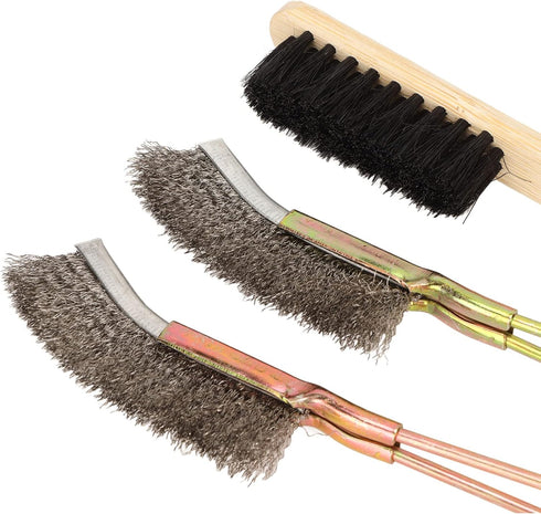 Pssopp 3Pcs Bird Cage Brush, Long Handle Pet Cage Brush Accessories for Small Animals