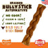 Nylabone 2 Pack of Power Chew Extreme Chewing Braided Bully Stick Alternative Dog Toys, Giant, Made in the USA