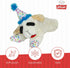 (10.5", 5 Multipet Lamb Chop Dog Plush Toy w/Birthday Hat - Squeaky Toy for All Dogs - Extra Soft Plush - Stuffed