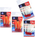 20pcs Fish WOW! Fishing Shrimp Flying 5/0 Hook Unrigged White Red Yellow