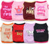 8 Pieces Girl Dog Clothes, Small Dog Shirts, Puppy T-Shirt for XS Dogs, Chihuahua, Yorkie Clothes